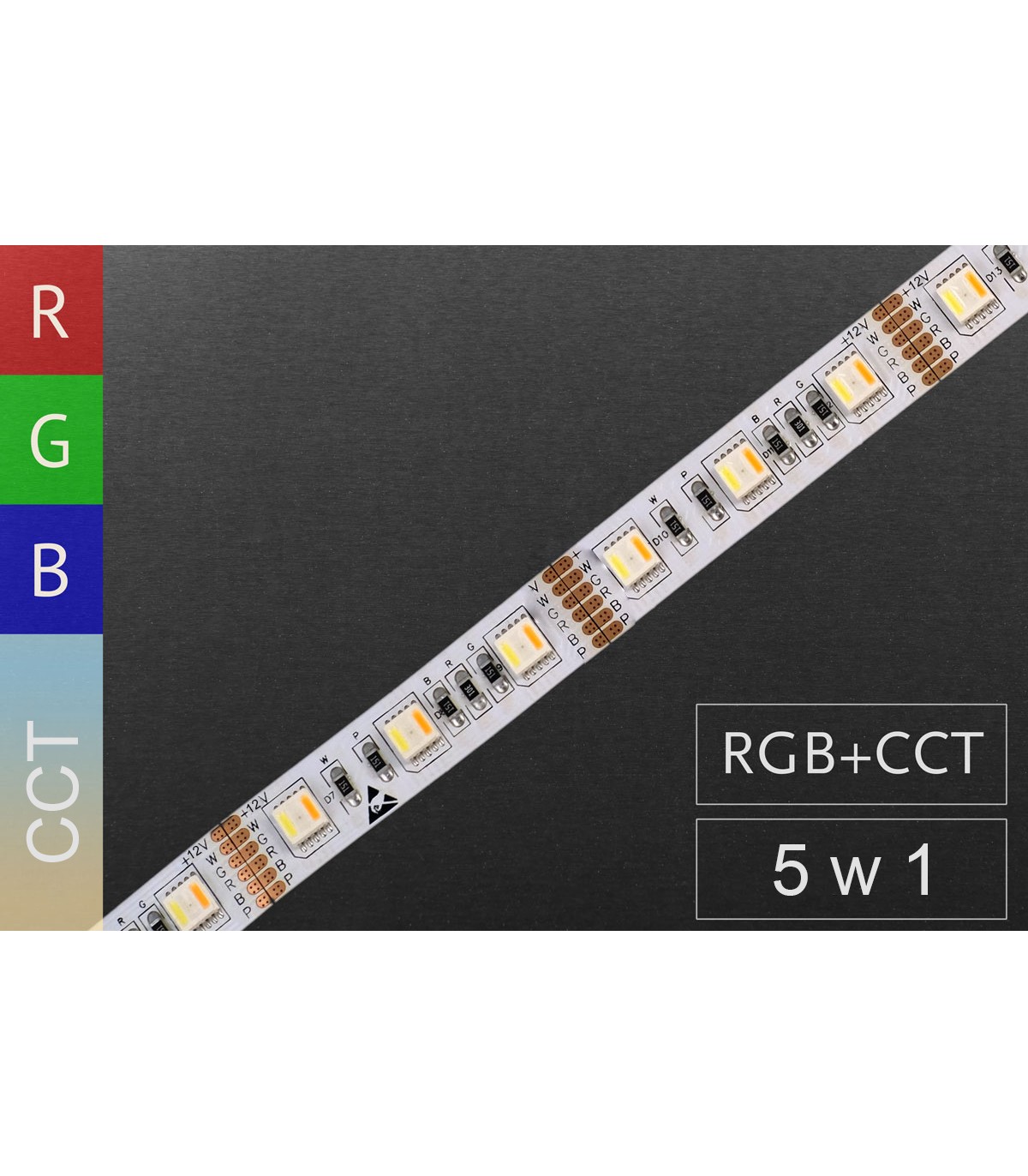 Taśma LED RGB CCT 12V 300LED SMD5050 IP20