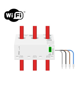 Licznik energii prądu 3-fazowy dwukierunkowy przekładnik 63A WiFi TUYA