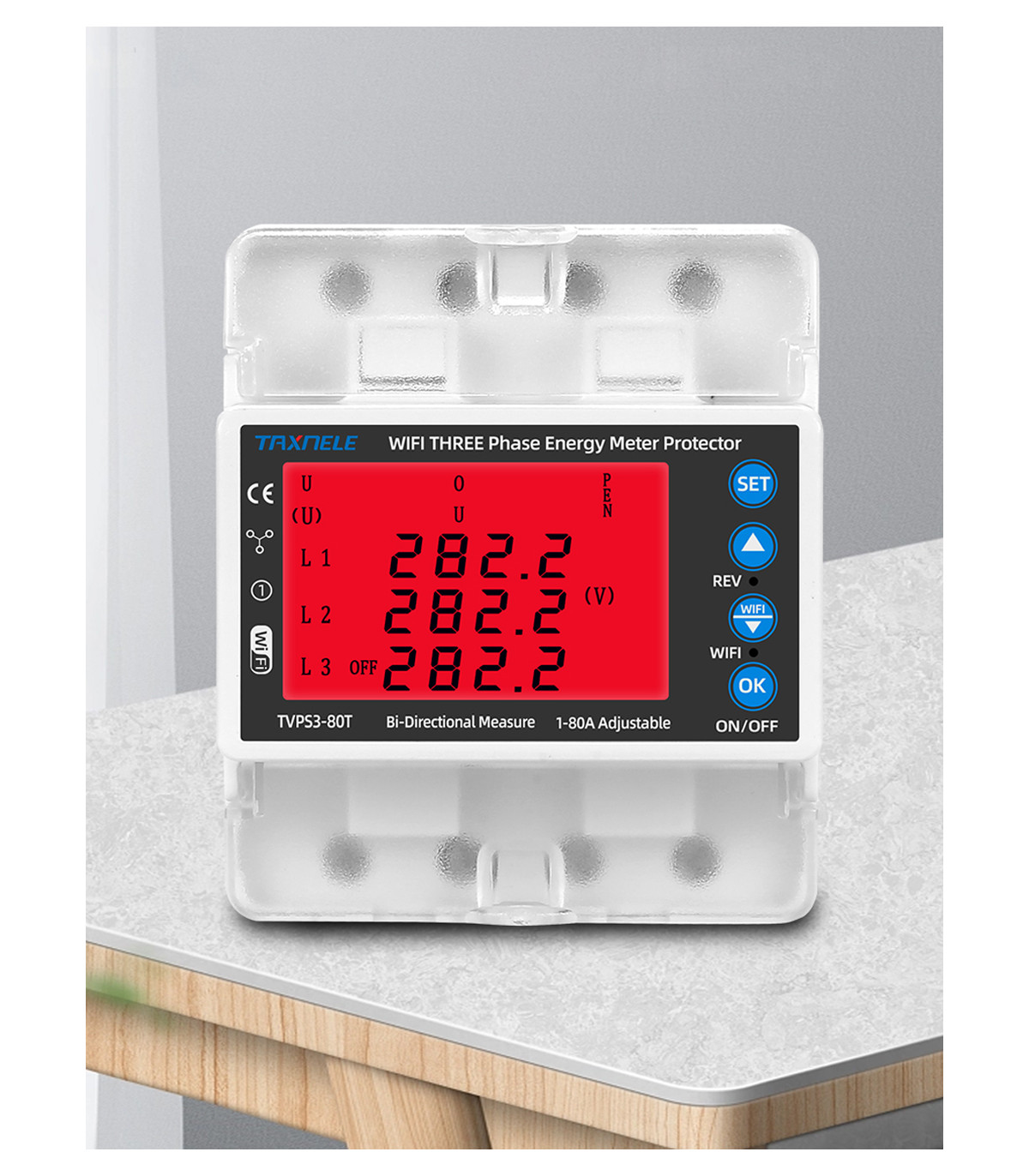 Licznik Energii Elektrycznej 3 Fazowy Wifi pcblab.io