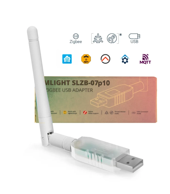 Adapter SLZB-07p10 USB Bramka ZigBee CC2674P10 do Home Assistant