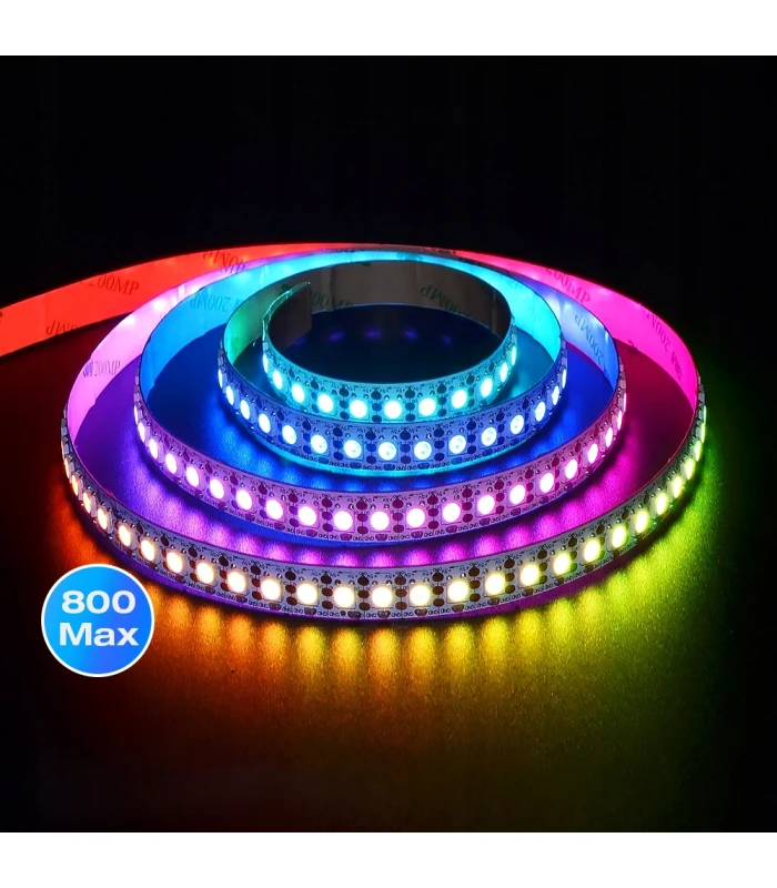Sterownik LED WLED Magic Pixel RGBIC WiFi ESP8266 Home Assistant WS281x