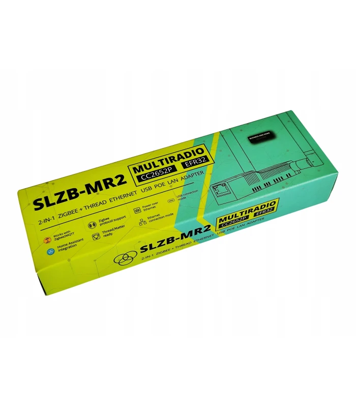 Adapter SLZB-MR2 ZigBee Thread Matter ESP32 CC2652P EFR32MG21 PoE WiFi LAN