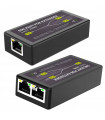Extender PoE Ethernet RJ45 Przedłużacz Sygnału Zasięgu do 100m 2x 100Mbps