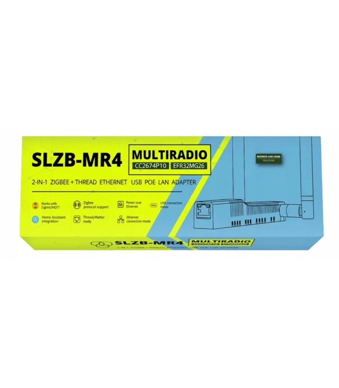 Adapter SLZB-MR4 ZigBee Thread CC2674P10 EFR32MG26 PoE USB WiFi ESP32 LAN