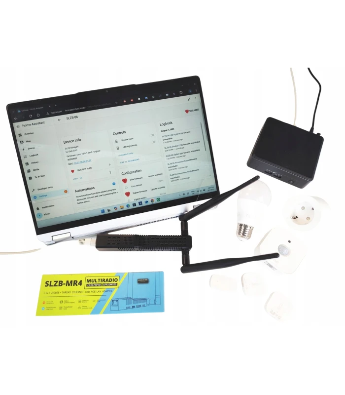 Adapter SLZB-MR4 ZigBee Thread CC2674P10 EFR32MG26 PoE USB WiFi ESP32 LAN