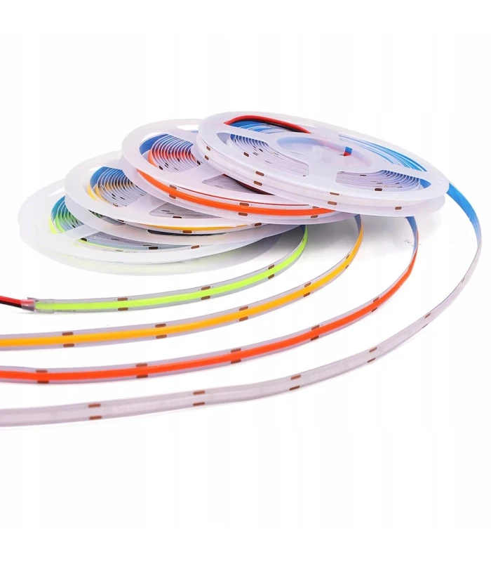 Taśma pasek LED COB RGB 12V rolka 5 metrów 810 LED/m NEON MOCNA IP20