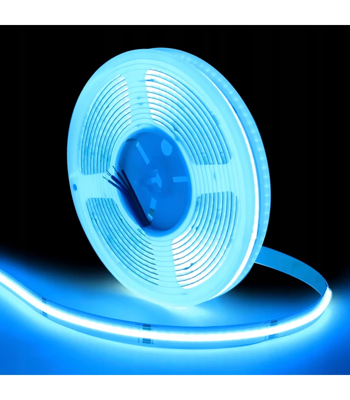 Taśma pasek LED COB RGB 12V rolka 5 metrów 840 LED/m NEON MOCNA IP20