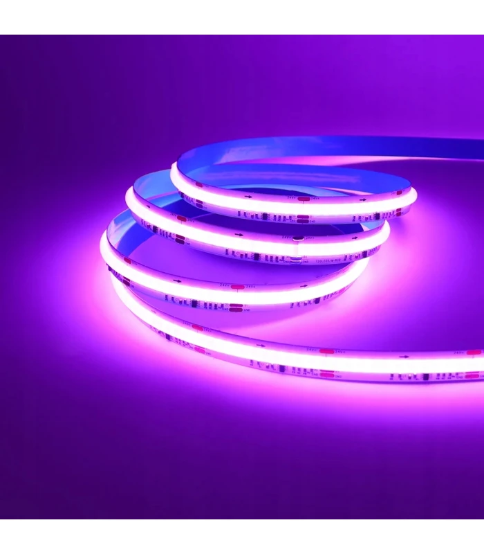Cyfrowa taśma LED COB WLED WS2814 RGBIC + BIAŁY neutralny 784 LED/m 24V 5m
