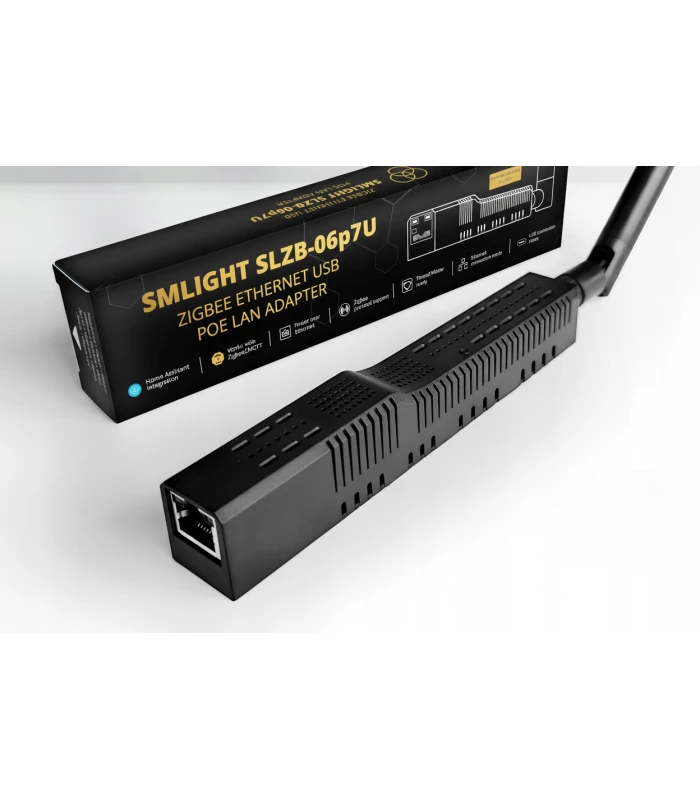 Adapter SLZB-06p7u Bramka Zigbee CC2652P7 USB over ETHERNET PoE LAN WIFI HA
