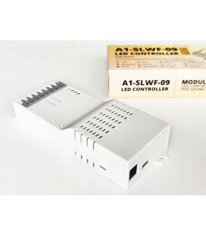 Sterownik SLWF-09 do taśm WLED LED WiFi ESP32 Home Assistant MQTT USB-C PoE