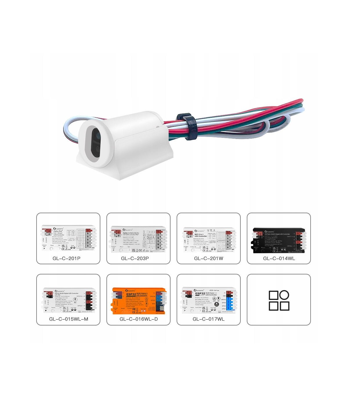 Czujnik zbliżeniowy GL-SW-001 bezdotykowy włącznik do sterowników LED WLED
