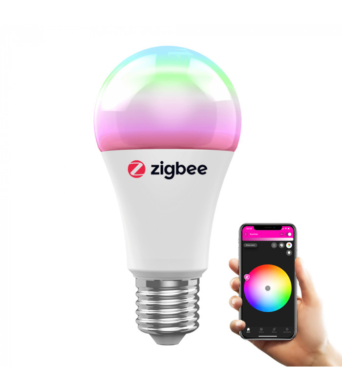 Żarówka RGB LED ZigBee 10W E27 TUYA Hue