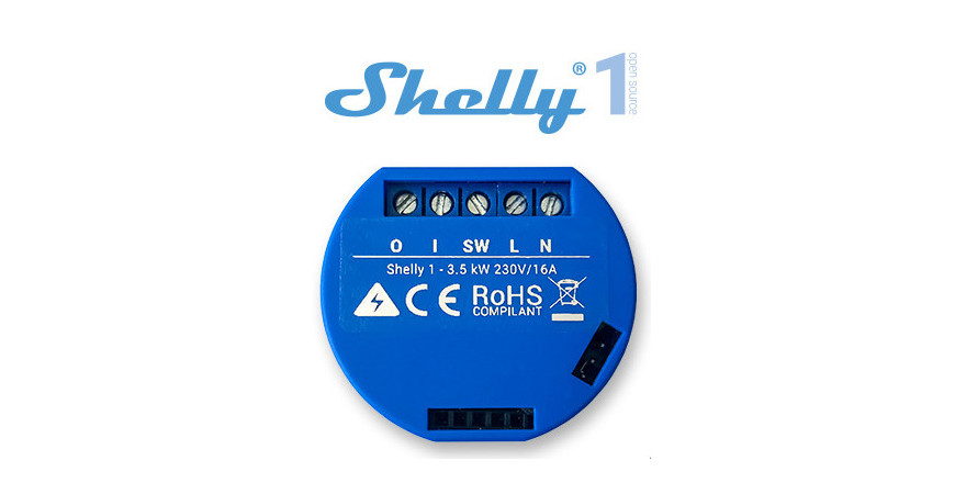 Shelly 1 - włącznik WiFi do puszki sterowany smartfonem!