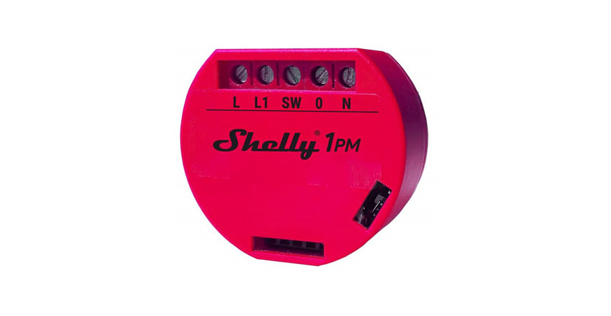 Shelly 1 PM - nowy moduł z pomiarem energii elektrycznej